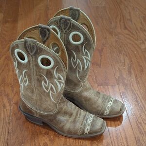 Justin Boots Tan Western Women's Shoes